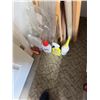 Image 4 : Cleaning Products, Wooden Boards, Blue Tote, Shelving and Sink Lot