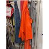 Image 1 : Helly Hansen N800 Flame Retardant Orange Bib Overalls, Size XL, Made in Canada