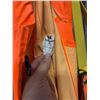 Image 2 : Helly Hansen N800 Flame Retardant Orange Bib Overalls, Size XL, Made in Canada