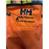 Image 3 : Helly Hansen N800 Flame Retardant Orange Bib Overalls, Size XL, Made in Canada