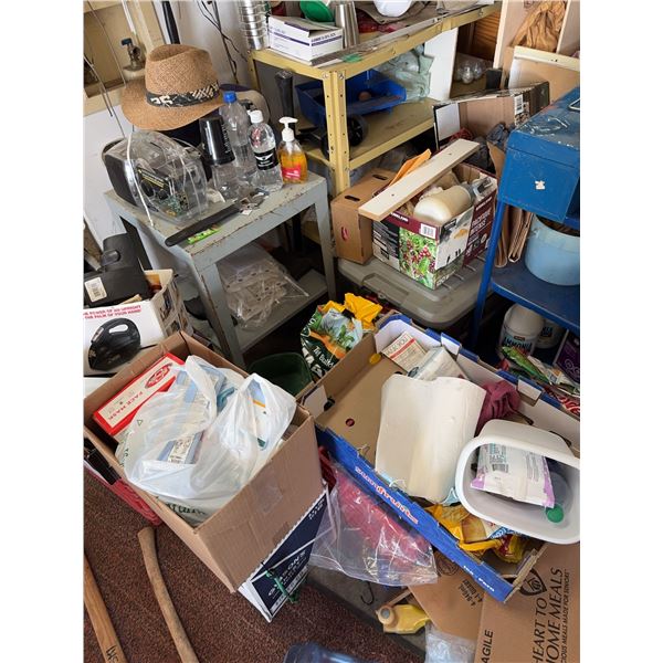 Hand Tools, Lawn Care, Household Supplies, Tool Box, Radio, and Hardware Lots