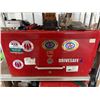 Image 1 : Red Metal Multi-Drawer Tool Chest with Tools and Decals