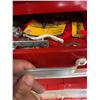 Image 3 : Red Metal Multi-Drawer Tool Chest with Tools and Decals