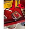 Image 4 : Red Metal Multi-Drawer Tool Chest with Tools and Decals