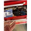 Image 6 : Red Metal Multi-Drawer Tool Chest with Tools and Decals