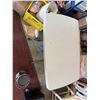 Image 1 : Folding Plastic Utility Table With Metal Legs, 30" x 20"