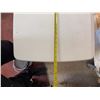Image 3 : Folding Plastic Utility Table With Metal Legs, 30" x 20"