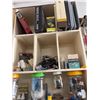 Image 13 : Workshop Lot: Hand Tools, Safety Gear, Light Bulbs, Manuals, and Small Parts