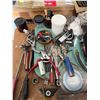 Image 19 : Workshop Lot: Hand Tools, Safety Gear, Light Bulbs, Manuals, and Small Parts