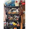 Image 1 : Household and Garage Items Including Sleeping Bag, Cooler, and Storage Bins