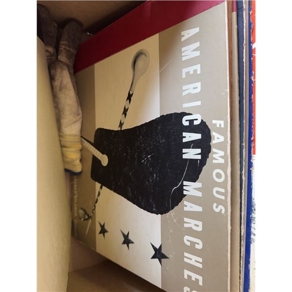 Vintage Vinyl Records: Famous American Marches, Artie Shaw, Cole Porter