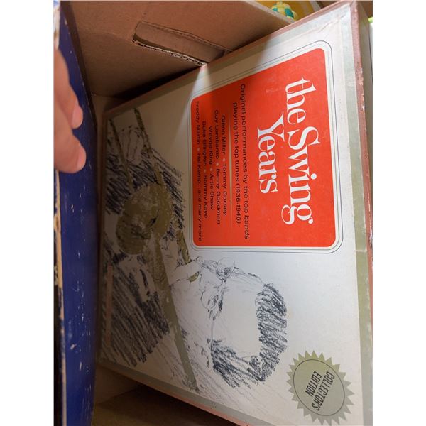 The Swing Years LP Record Collection Box Set with Booklet Included