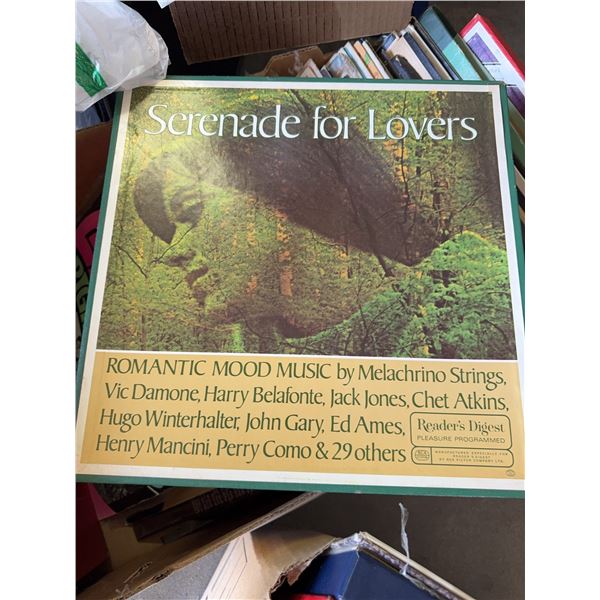 Vinyl Records Including Serenade for Lovers Box Set
