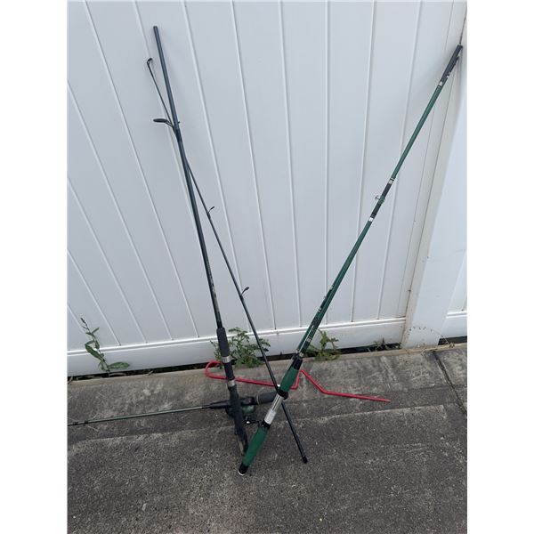 Shimano Convergence and Shakespeare Adventure Fishing Rod and Reel Lot