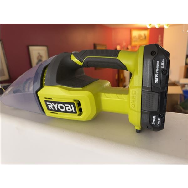 Ryobi ONE+ Handheld Vacuum with 18V Lithium 4.0Ah Battery