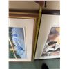 Image 3 : F. Joan North Original Oil Painting Of Mountain Lake Landscape, Framed, 25x21 Inches