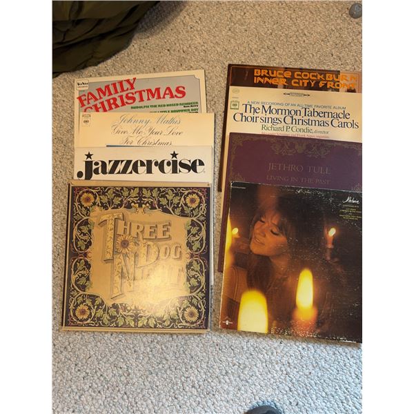 10 Vintage Vinyl Records Including Jethro Tull, Anne Murray, Jazzercise