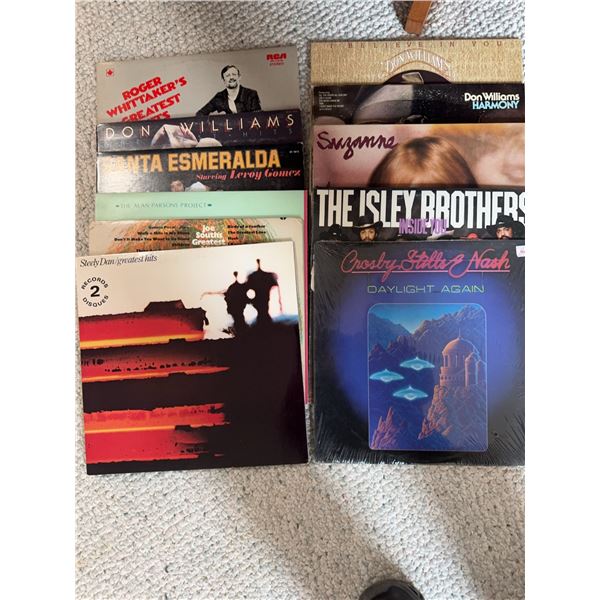 9 Vintage Vinyl LPs Steely Dan, Isley Brothers, Don Williams, Crosby Stills Nash