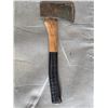 Image 1 : Single-Bit Axe With Wooden Handle and Black Grip Tape
