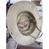 Image 2 : Khaki Cotton Boonie Hat With Ventilation Eyelets and Adjustable Chin Strap