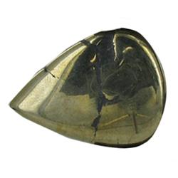 22.79ct Fabulous Cut & Polished Pyrite Gem Pear (GEM-22116)