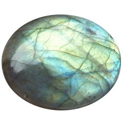 60+ct Chatoyant & Glossy Labradorite Gemstone (GEM-14326)