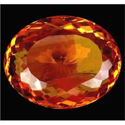 302.05ct Flawless Oval Madeira Citrine (GEM-22802)