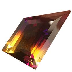 45.95ct Fancy Mix Cut Bi-Color Ametrine Appraisal Estimate $9190 (GEM-14867)
