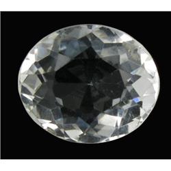 36.96ct Ultimate Flawless Quartz Crystal Gem Oval Cut (GEM-21628)