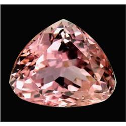 13.90ct Flawless Pearcut Natural Imperial Pink Kunzite Appraisal Estimate $5560 (GEM-17917)