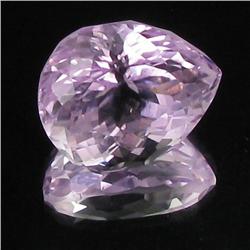 24.68ct Hot Patroke Pink Kunzite Appraised $11k (GEM-17594)
