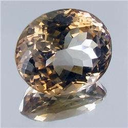 37.82ct Hot Fire Imperial Topaz Appraised $66k (GEM-18207)