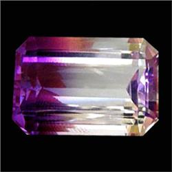 32.39ct Fabulous Emerald Cut Bi Color Amethyst   (GEM-23953)