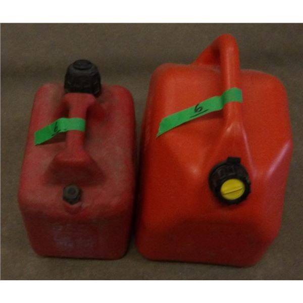 UNCLAIMED STORAGE:  2 JERRY CANS