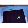 Image 1 : UNCLAIMED STORAGE:  PURPLE FELT FABRIC (APPROX 2 YARDS) & BLUE FABRIC (APPROX. 60" X 30")