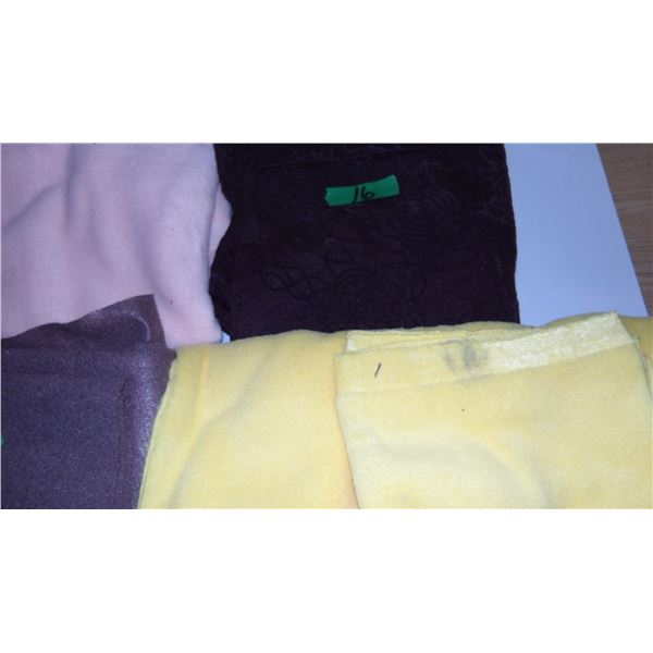 UNCLAIMED STORAGE:  4 BUNDLES OF FABRIC