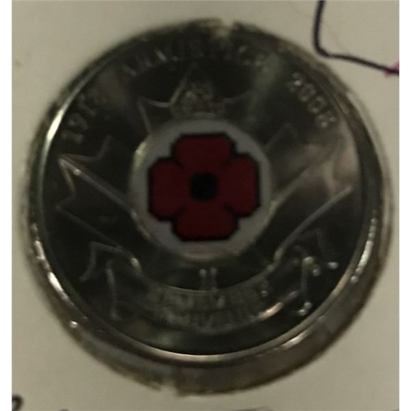 2008 CH/BU CANADA ARMISTICE REMEBRANCE QUARTER