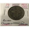 Image 3 : 1871 - 1971 BRITISH COLUMBIA CANADA DOLLAR