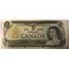 Image 1 : 1973 CRISP UNCIRCULATED LAST OF MULTICOLORED CANADA $1 BILL