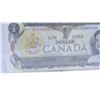 Image 3 : 1973 CRISP UNCIRCULATED LAST OF MULTICOLORED CANADA $1 BILL