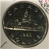 Image 1 : 1985 PROOF CAMEO CANADA VOYAGER DOLLAR
