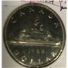 Image 1 : 1968 UNCIRCULAED CANADA VOYAGER DOLLAR