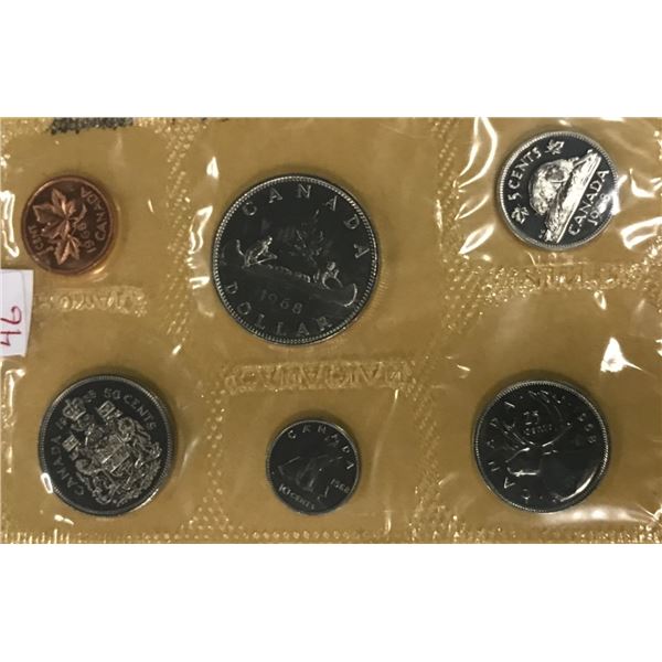 1968 CANADA PROOF MINT COIN SET
