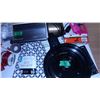 Image 2 : UNCLAIMED STORAGE:  BOX C/W FLARES, CPS POWER AMP, HOCKEY PUCKS, ETC