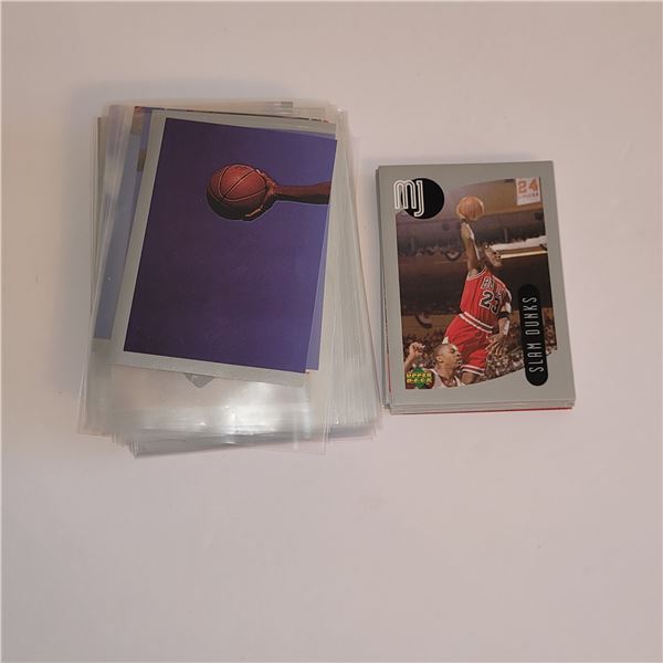 1998 UPPER DECK MJ MICHAEL JORDAN NBA STICKER SET (NEAR COMPLETE)
