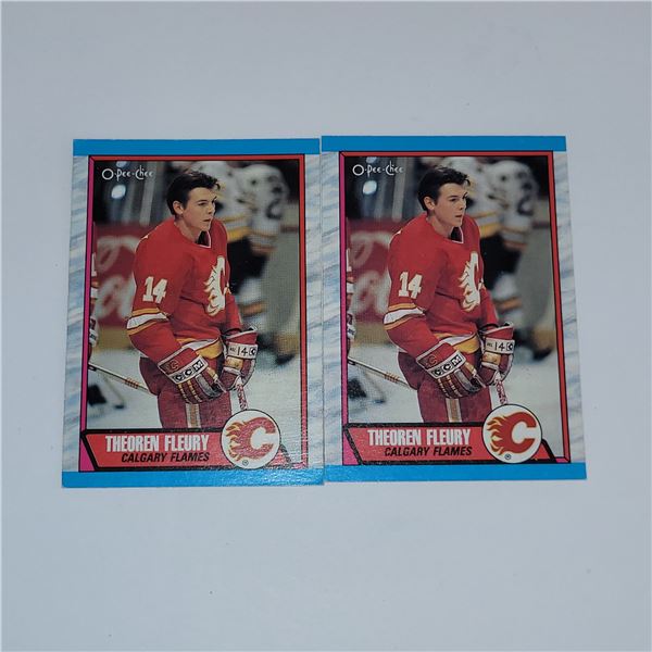 LOT OF 2 FLEURY ROOKIE CARDS