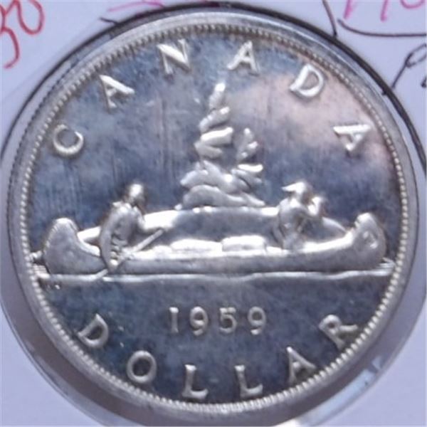 1959 PROOF LIKE CANADA SILVER DOLLAR