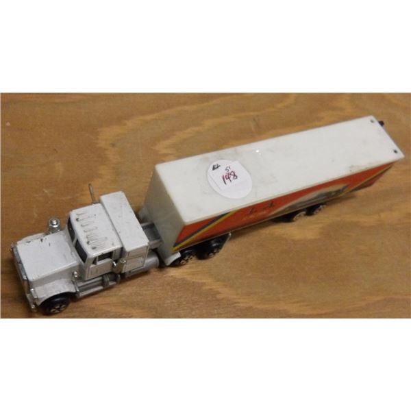 COLLECTABLE:  LA RACING SEMI TRAILER TRUCK CARRIER MODEL