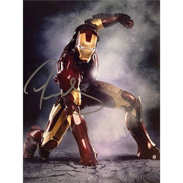 Iron Man Robert Downey Jr. signed photo