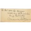 Image 1 : Comic Artist Maurice Ketten signed note